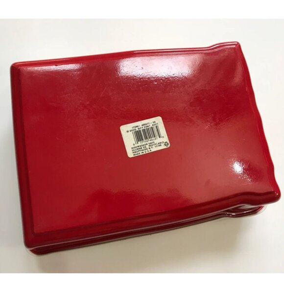 1980s Ullman Alice Marcel Christmas Xmas Holiday Storage Box Plastic Made in USA - Picture 4 of 4